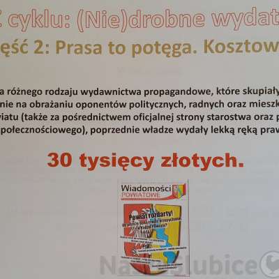 Konferencja prasowa starosty powiatu słubickiego