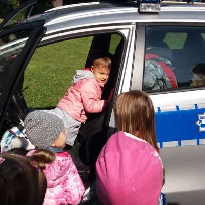 Słubiccy policjanci w odwiedzinach u przedszkolaków z