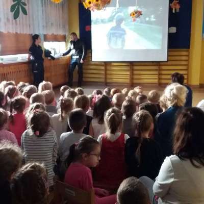 Słubiccy policjanci w odwiedzinach u przedszkolaków z