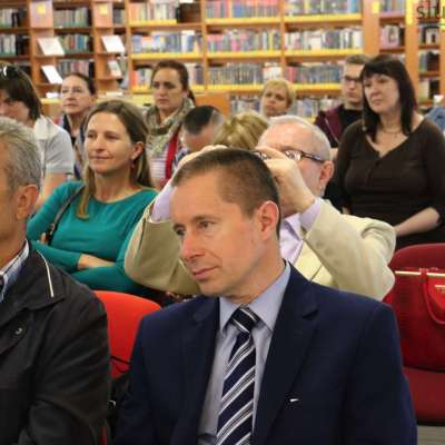 Spotkanie z Grzegorzem Miecugowem w słubickiej bibliotece