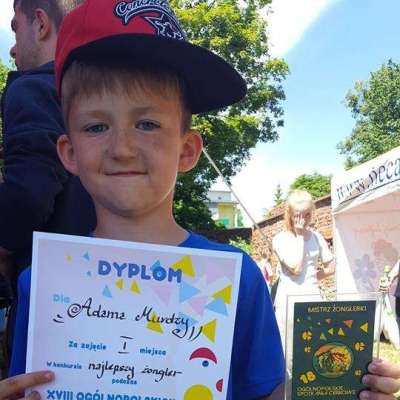 Adaś Murdza najlepszym żonglerem!