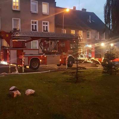 Pożar poddasza w Słubicach. Nie ma ofiar.