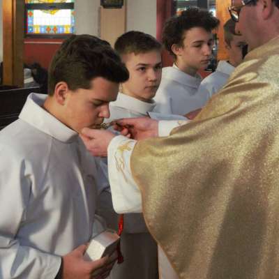 Nowi lektorzy i ministranci w Parafii pw. Najświętszej Maryi Panny w Słubicach