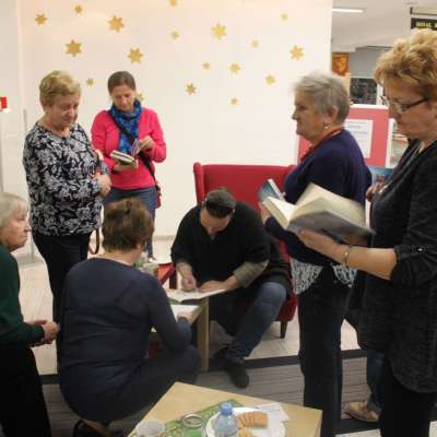 Wyjątkowy dzień z Dorotą Schrammek w słubickiej bibliotece!