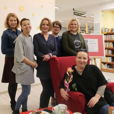 Wyjątkowy dzień z Dorotą Schrammek w słubickiej bibliotece!