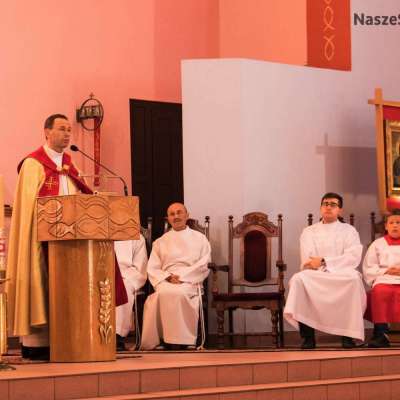 Nawiedzenie figury Św. Michała Archanioła z groty Gargano w Słubicach