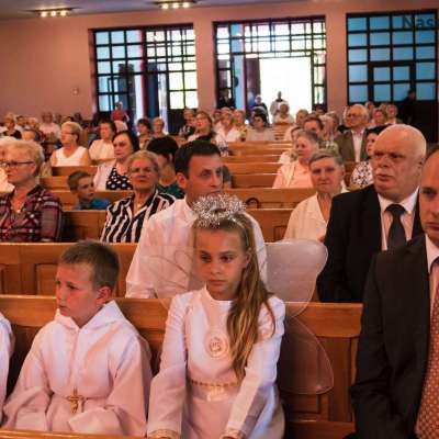 Nawiedzenie figury Św. Michała Archanioła z groty Gargano w Słubicach