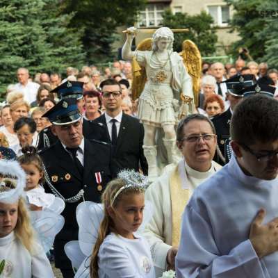 Nawiedzenie figury Św. Michała Archanioła z groty Gargano w Słubicach