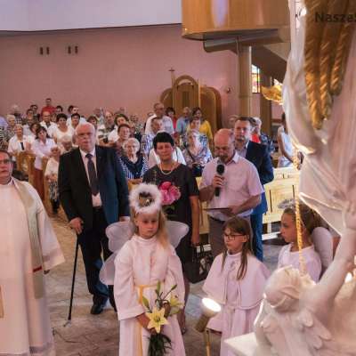 Nawiedzenie figury Św. Michała Archanioła z groty Gargano w Słubicach