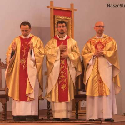 Nawiedzenie figury Św. Michała Archanioła z groty Gargano w Słubicach