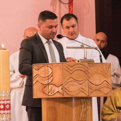 Nawiedzenie figury Św. Michała Archanioła z groty Gargano w Słubicach