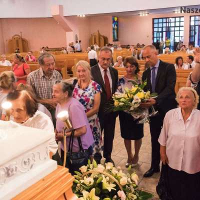 Nawiedzenie figury Św. Michała Archanioła z groty Gargano w Słubicach