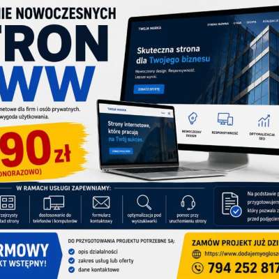 Skuteczne wystawianie ogłoszeń w całej Polsce  + Tanie strony WWW