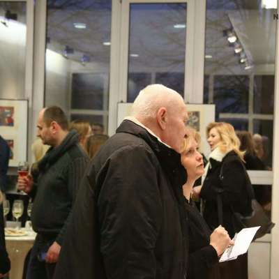 Za nami warsztaty “Ukryj Kleksa” i wernisaż wystawy Collage Roberta Znajomskiego pt „Farba i stare książki”