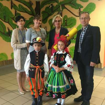 Ewa Rawa – Lubuski Kurator Oświaty z wizytą w słubickim przedszkolu