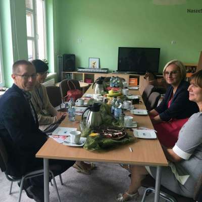 Ewa Rawa – Lubuski Kurator Oświaty z wizytą w słubickim przedszkolu