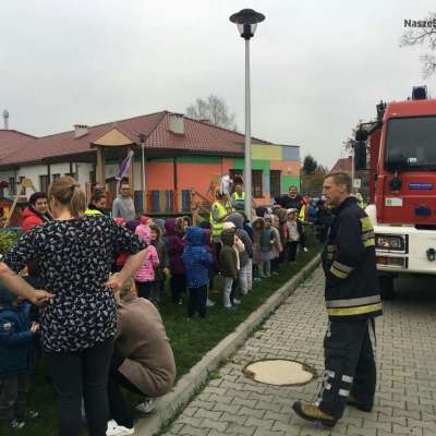 Akcja - Ewakuacja ćwiczenia ppoż. w słubickim przedszkolu