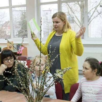 Poszukiwania wiosny w Klubie Plastusia
