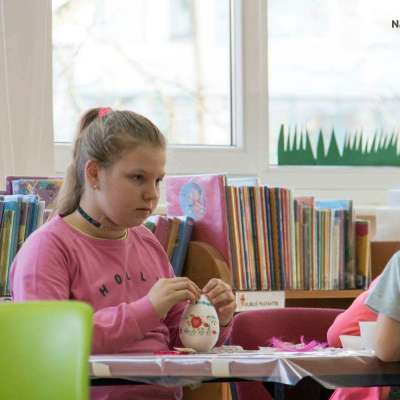 Warsztat wielkanocny w słubickiej bibliotece